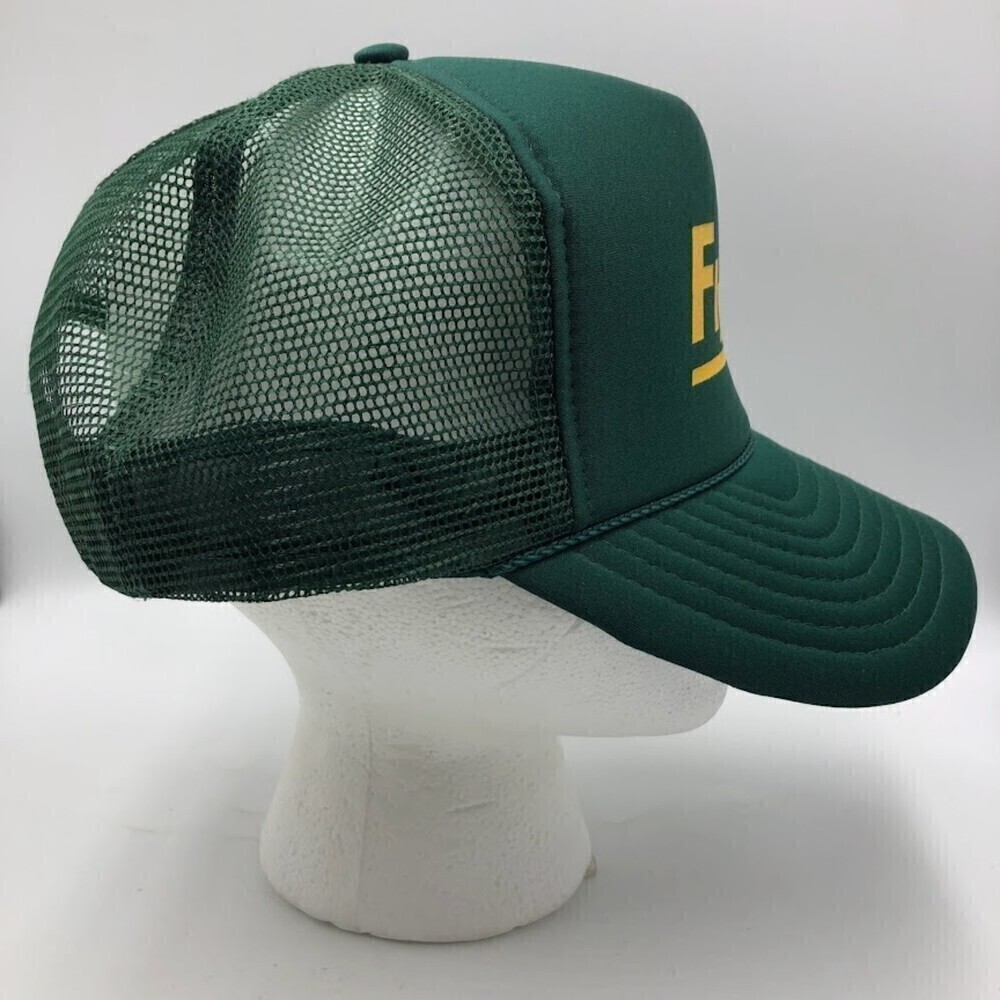 Vintage Flyers Green Mesh Trucker Nissun Baseball Cap Hat Mid Century Snapback - Picture 5 of 10